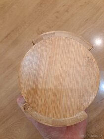 Nové podložky pod poháre 10 kusov v drevenom držiaku - 9