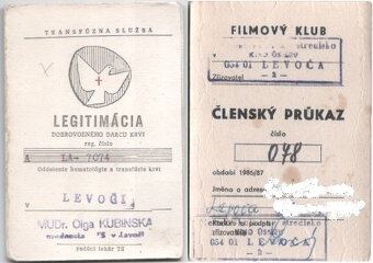 Nášivky, Štartovné čísla, Brožúrka, Preukazy, Los - 9