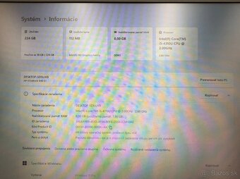 Notebook HP 840 G1 / i5 / 8GB RAM / 256GB SSD / W11 - 9