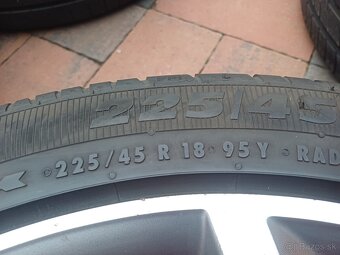 hlinikové disky org.-Seat/Vw/Skoda,--7,5Jx18-ET-45--5x112 - 9