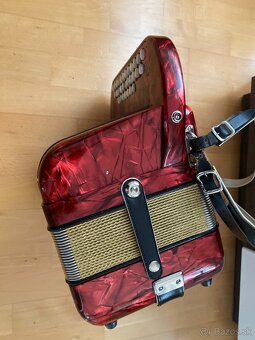 Heligonka Hohner Club llB CF + remene + kufor super - 9