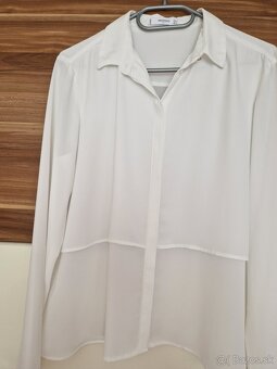 2x košele MANGO veľ. 40, 1x farebná veľ. 40 - 9