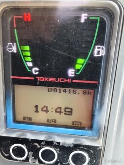 Predám TAKEUCHI TB216, iba 1.400mth - 9
