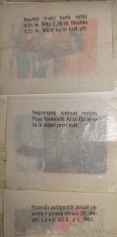 Obrázky rekordov zo žuvačiek Velim Rekord - 9