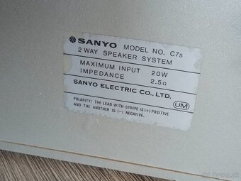 Sanyo C7s, radiomagnetofon retro kazeťák - 9