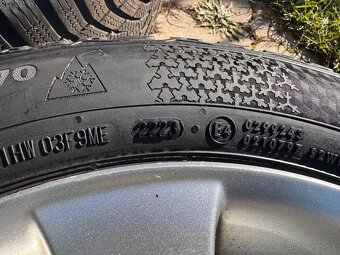 Disky BMW BBS Originál 205/55r16 zimné pneu Continental - 9