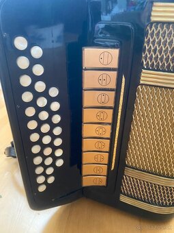 Heligonka Hohner Monika 4Hlas CF + Remene + Kufor - 9