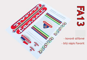 Nálepky Favorit Eska... rôzne ročníky a typy. - 9