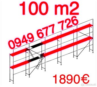 Predám stavebné lešenie, fasádne lešenie pozink - 9