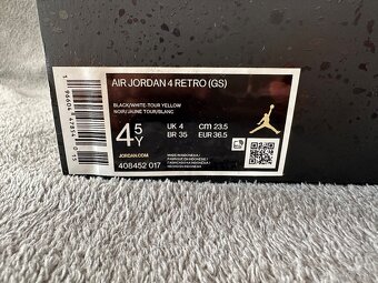 NIKE Jordan 4 yellow thunder (retro) detské - 9