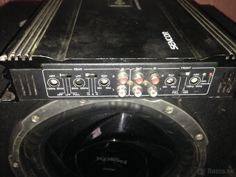 Predam subwoofer SONY Xplōd 1500w + zosil + autoradijo - 9