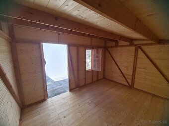 Záhradný drevený domček s terasou ZDARMA DOPRAVA CELA SR - 9