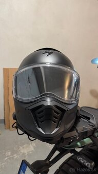 Integrálna moto prilba Scorpion EXO-HX1 Solid čierna matná - 9