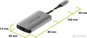 AlzaPower Metal USB‑C Dock Station 4v1 - 9