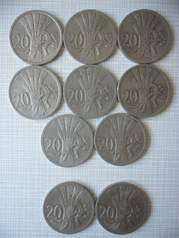1. ČSR - 20 halierov, 25 halierov - 9