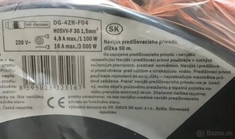 Predlžovačka EMOS DG-4ZR-F04 50m - NOVÁ - 9