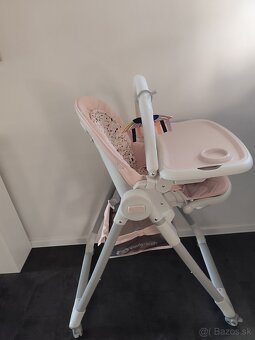 Jedálenská stolička 2 in 1 stolička + lehátko + originál kra - 9