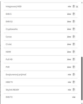 Televízor + set top box/ cryptobox 750HD - 9