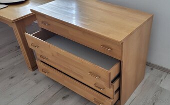 Nábytok z masívu stôl, 2xkomoda - 9