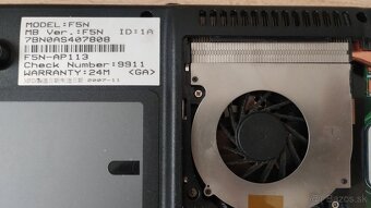 Predám notebook Asus F5N - 9