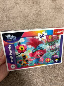 Detske puzzle frozen / trolovia - 9