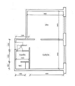 Jednoizbový byt na predaj, Zlaté Moravce - 9