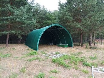 Oblúková plachtová hala šírka 6 / 9 m - 9