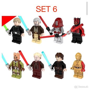 Rôzne figúrky Star Wars 1 (8ks) typ lego - nové - 9