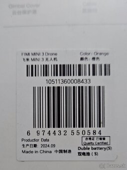 Vynikajúci Dron XIAOMI FIMI MINI 3 COMBO 2 x BATT - 9