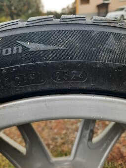 Zimné pneumatiky + hliníkové disky Audi 5x112 R 17 - 9