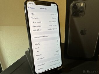 iPhone 11 Pro 100% Zdravie Batérie TOP STAV - 9