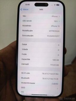 iPhone 15 black 128GB - 9