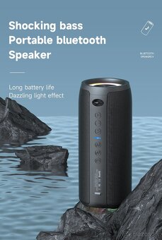 Prenosné vodeodolné bluetooth repro Zealot a Ortizan 40W,RGB - 9