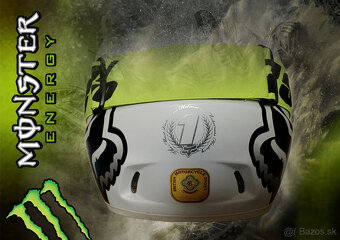 Fox V3 Ricky Carmichael Monster Pro Matte 12 Helmet (vel. L) - 9