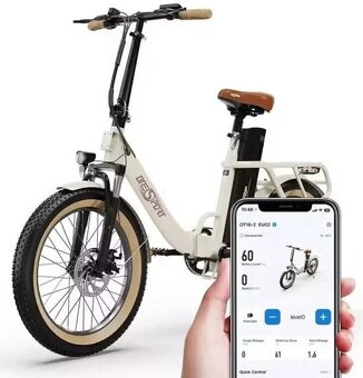 Skladací elektrobicykel OneSport OT16-2 - 9