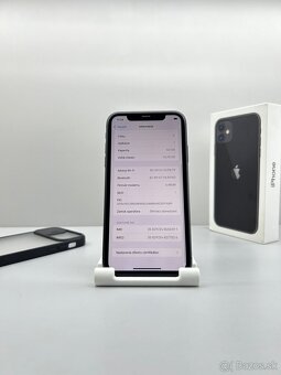 iPhone 11 BLACK ORIGINÁL STAV + PRÍSLUŠENSTVO - 9