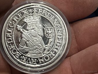 Predám 5x pozlátené a postriebrené mince na foto. - 9