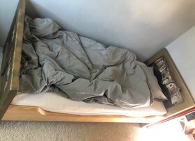 Secesná a neobarokova postel 90x200cm - 9