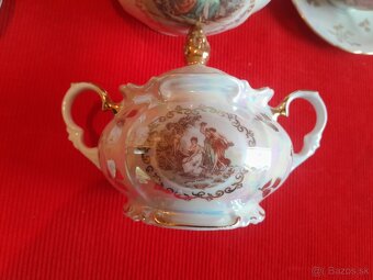 Čajový a kávový servis Tri grácie KAHLA GDR. - 9