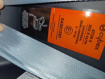 Vajíčko autosedačka Cybex aton 5 so základňou base na isofix - 9