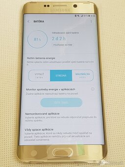 Samsung S6 Edge Plus Gold Top stav - 9