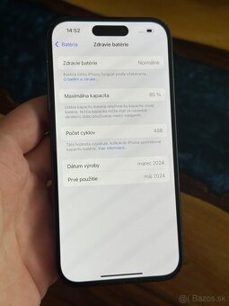 iPhone 15 128gb Black originalny stav - 9