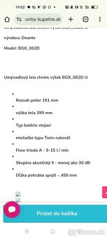 Vodovodná kuchynská batéria Ixia BGX 062D - 9