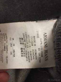 ARMANI originál dámske rifle S - 9