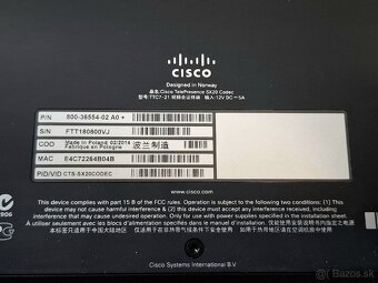 Cisco TelePresence SX20 Quick Set - NOVÁ CENA - 9