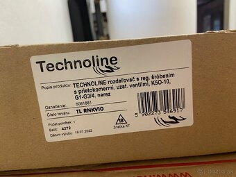 Rozdeľovač podlahového kúrenia, 10 cestný, nerezový - 9