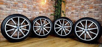 Alu R18 5x100 Subaru BRZ, Impreza,...+letné 225/40R18 - 9