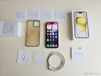 APPLE iPHONE 15 128GB TOP STAV, BATERKA 100% TOP STAV - 9