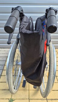 invalidny vozík 48cm pridavne brzdy pre asistenta - 9