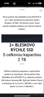 Herný Počítač PC Alza BattleBox Core RTX3070 Ti - 9